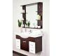 Mobili da bagno LISMORE : lavabo, mobile sottovasca e specchio