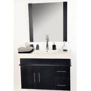 Mobili da bagno MANDURAH : lavabo, mobile per lavabo e specchio image pub1