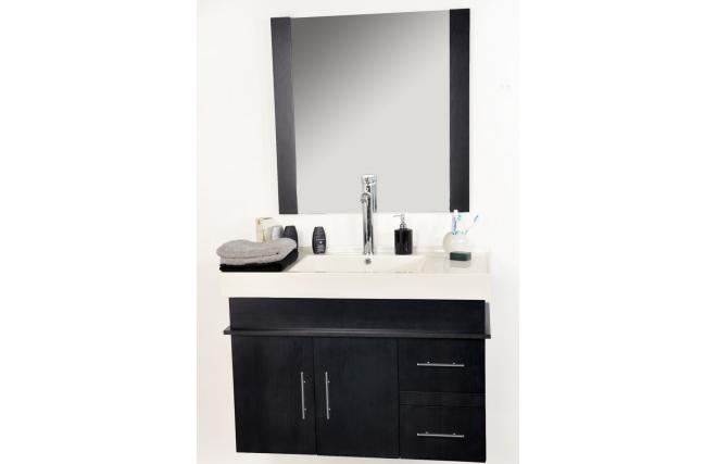 Mobili da bagno MANDURAH : lavabo, mobile sottovasca e specchio