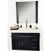 Mobili da bagno MANDURAH : lavabo, mobile sottovasca e specchio