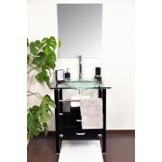 Mobili da bagno SUNBURY : lavabo, mobile per lavabo e specchio image 1