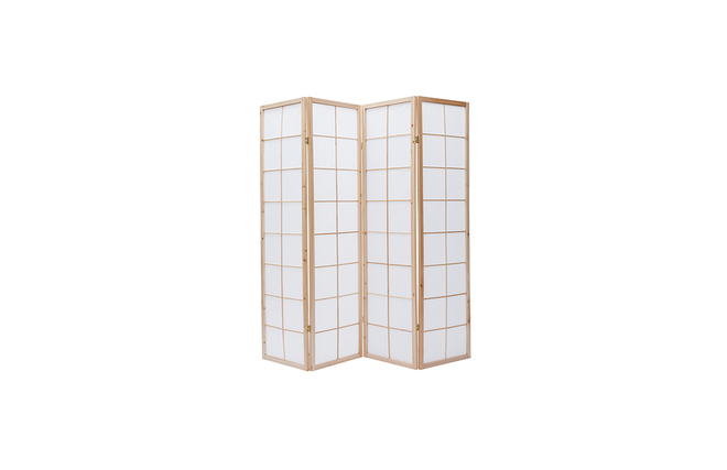 Paravento giappones in legno e carta IKUYO