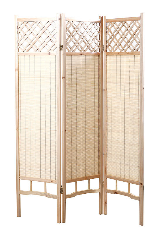 Paravento giapponese in pino e bambu NEW NIHA