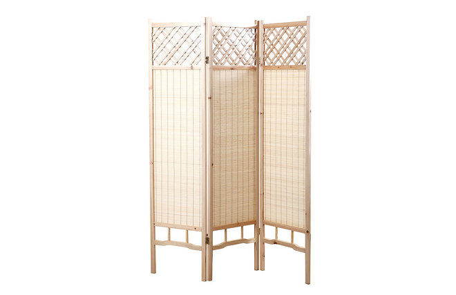 Paravento giapponese in pino e bambu NEW NIHA