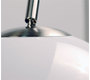 Piantana SIXTY piccola inox/bianco altezza 84,5 cm
