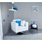Poltrona BOSTON bianco - girevole