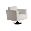 Poltrona BOSTON bianco - girevole