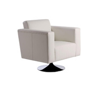 Poltrona BOSTON bianco - girevole image pub1
