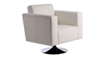 Poltrona BOSTON bianco - girevole