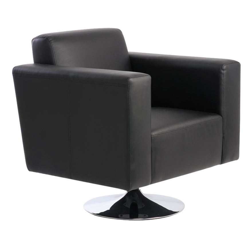 Poltrona Boston nero - girevole