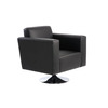 Poltrona Boston nero - girevole