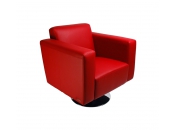 Poltrona Boston rosso bordeaux - girevole
