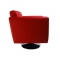 Poltrona Boston rosso bordeaux - girevole