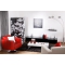Poltrona Boston rosso bordeaux - girevole