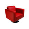 Poltrona Boston rosso bordeaux - girevole