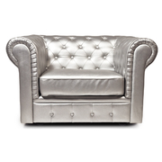 Poltrona  CHESTERFIELD colore argento image pub1