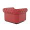 Poltrona  Chesterfield colore lampone