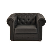Poltrona Chesterfield colore nero image pub1