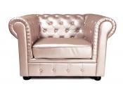 Poltrona  CHESTERFIELD colore perlato
