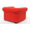 Poltrona  Chesterfield colore rosso