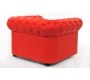 Poltrona  Chesterfield colore rosso