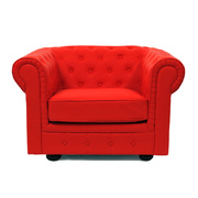 Poltrona  Chesterfield colore rosso image pub1