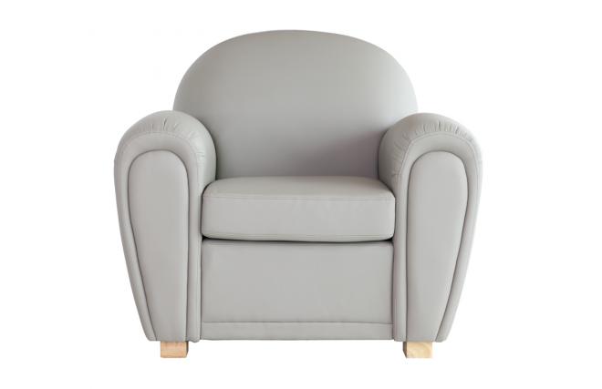 Poltrona  Club pelle marrone talpa NEW CLUB