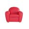 Poltrona Club pelle rossa NEW CLUB
