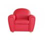 Poltrona Club pelle rossa NEW CLUB