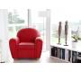 Poltrona Club pelle rossa NEW CLUB