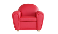 Poltrona Club pelle rossa NEW CLUB
