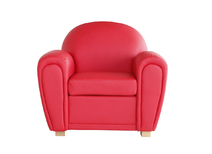 Poltrona Club pelle rossa NEW CLUB