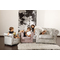 Poltrona da bambino BABY CHESTERFIELD colore argento 