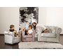 Poltrona da bambino BABY CHESTERFIELD colore argento 