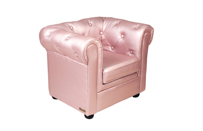 Poltrona da bambino BABY CHESTERFIELD colore perlato