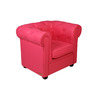 Poltrona da bambino BABY CHESTERFIELD lampone
