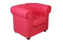 Poltrona da bambino BABY CHESTERFIELD lampone image pub1