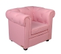 Poltrona da bambino BABY CHESTERFIELD - rosa chiaro