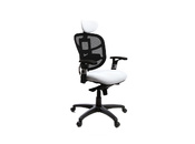 Poltrona da ufficio ergonomica  bianca e nera UP TO YOU