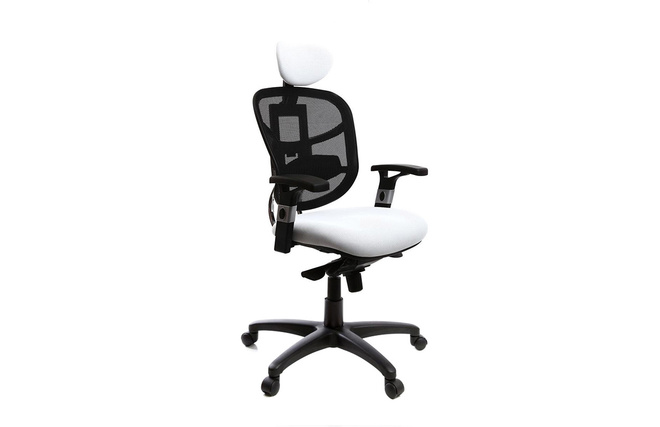 Poltrona da ufficio ergonomica  bianca e nera UP TO YOU