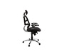 Poltrona da ufficio ergonomica grigio antracite e bianco opzione appendi abiti UP TO YOU