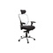 Poltrona da ufficio ergonomica grigio antracite e bianco opzione appendi abiti UP TO YOU