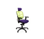 Poltrona da ufficio ergonomica viola e anice  UP TO YOU
