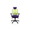 Poltrona da ufficio ergonomica viola e anice  UP TO YOU