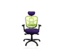 Poltrona da ufficio ergonomica viola e anice  UP TO YOU