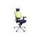 Poltrona da ufficio ergonomica viola e anice  UP TO YOU