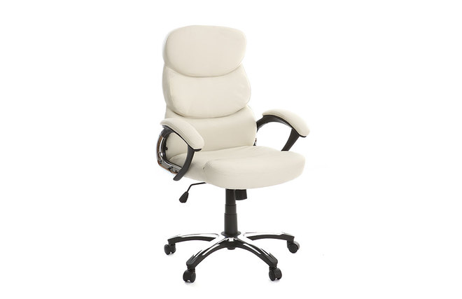 Poltrona da ufficio pieghevole color crema GALLIEN