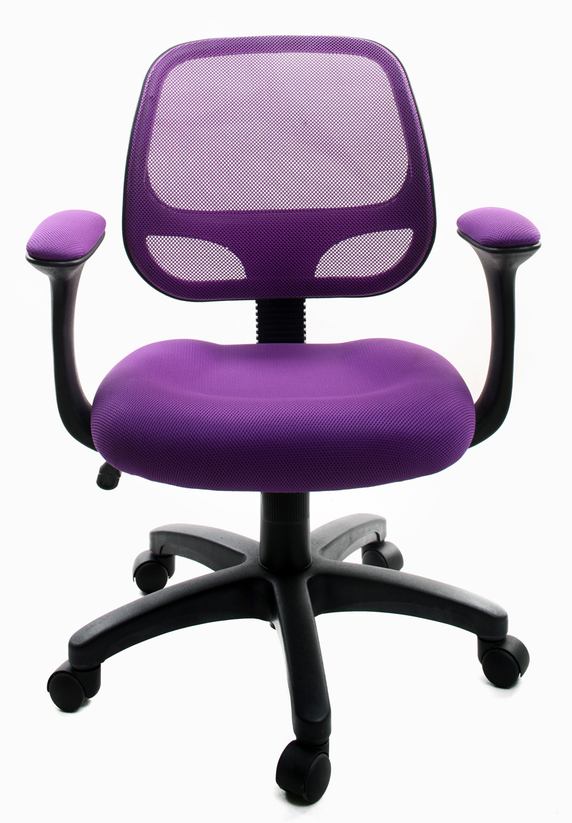 Poltrona da ufficioTessuto Maglia viola  Cory