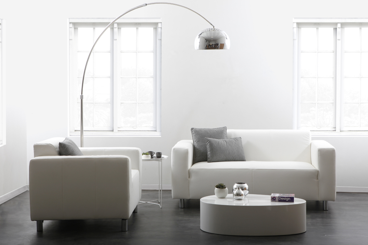 Poltrona design bianca CAPRI