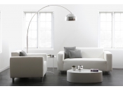 Poltrona design bianca CAPRI
